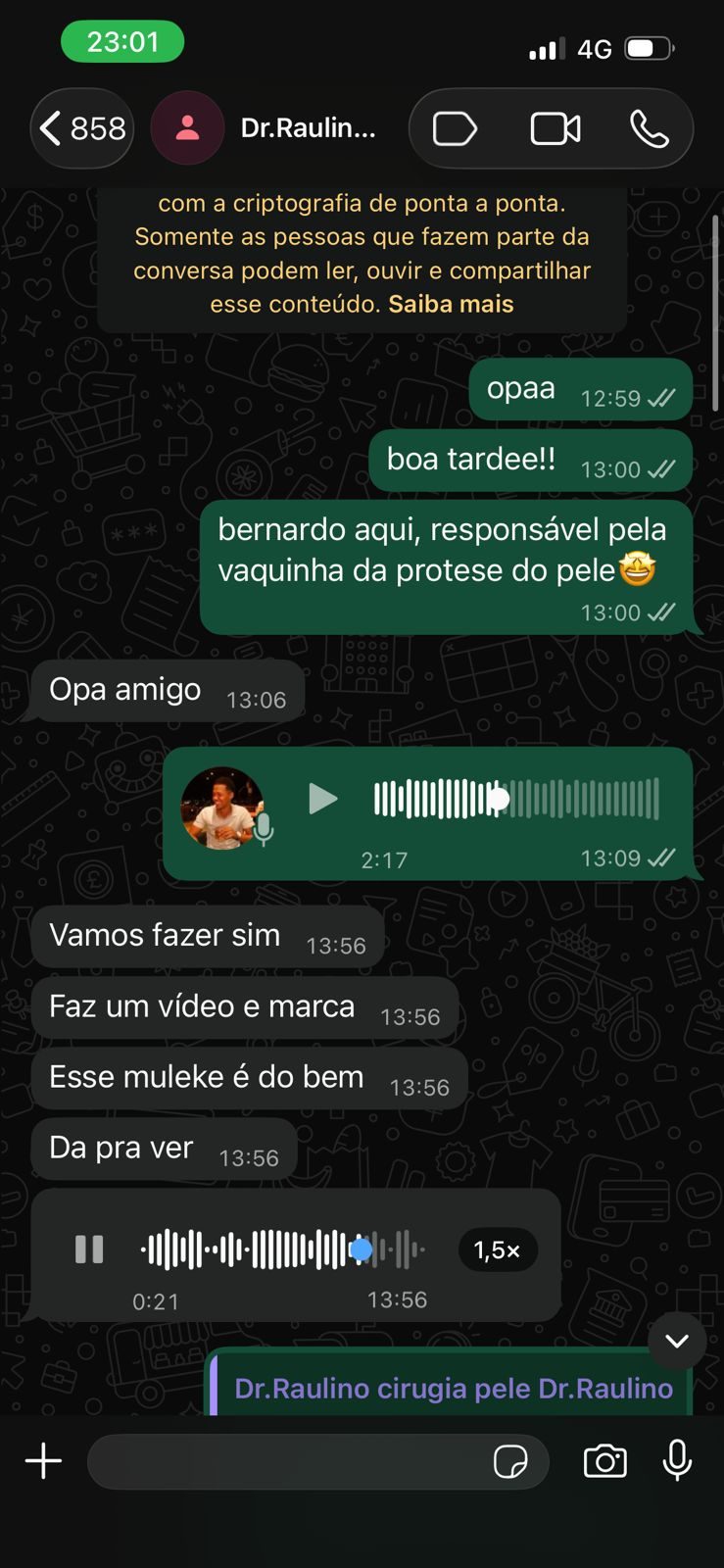 Conversa com Dr. Raulino